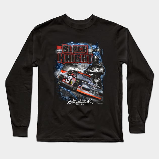 Dale Earnhardt Black Knight Long Sleeve T-Shirt by art.Hamdan